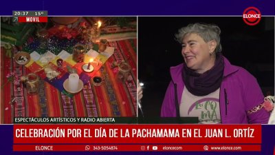 Celebraci&oacute;n por el d&iacute;a de la Pachamama en el centro cultural Juan L. Ort&iacute;z
